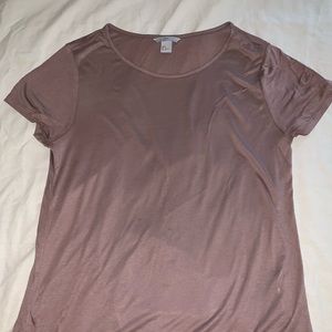 H&M Silky Light Lavender Tee